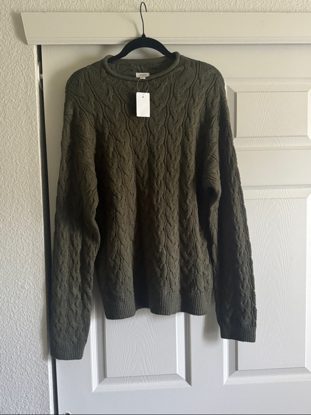 NWT J. Crew Factory Cable-knit Sweater - Picture 2 of 5
